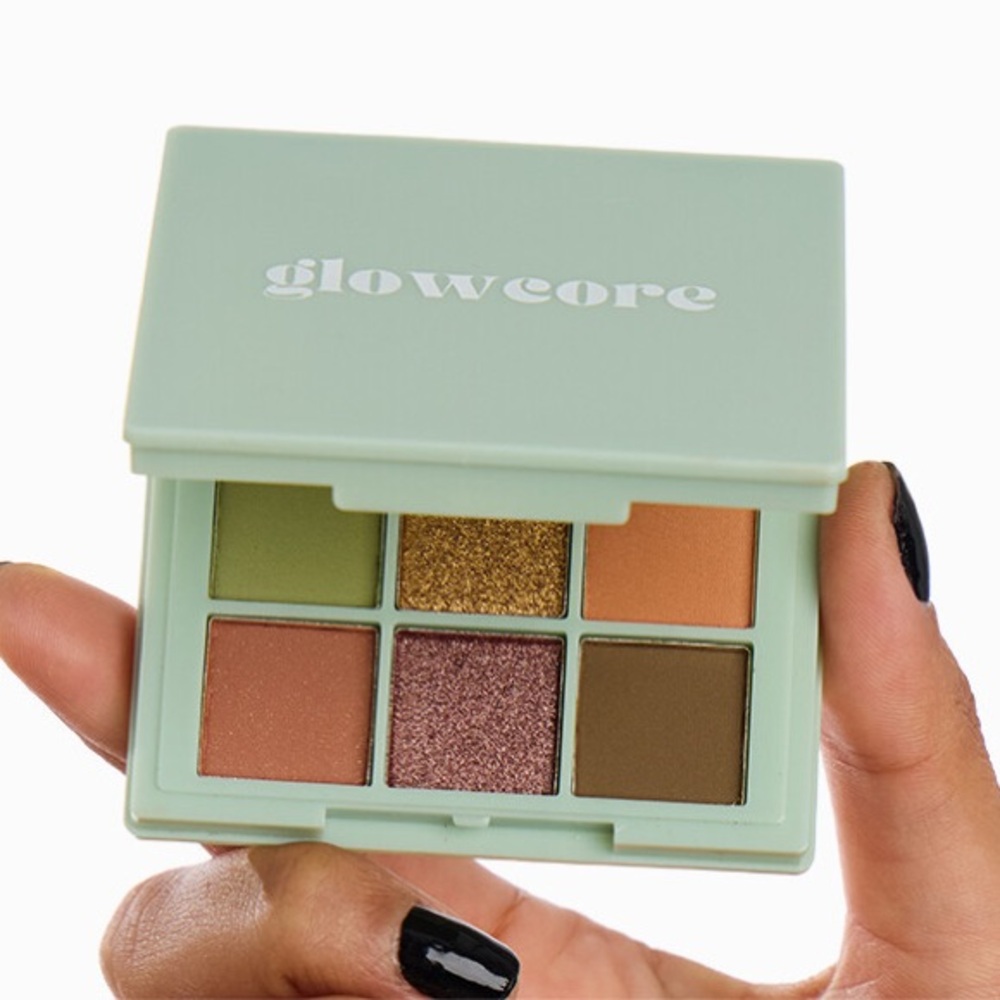 Glowcore Mystic Earth Eyeshadow Palette. Vegan & Cruelty Free..28 oz. Free ship.